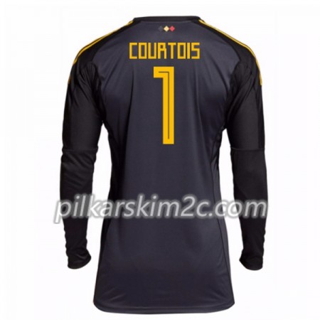 Koszulka Belgia Courtois 1 Bramkarskie Główna Mistrzostwa Świata 2018 - Koszulki Piłkarskie